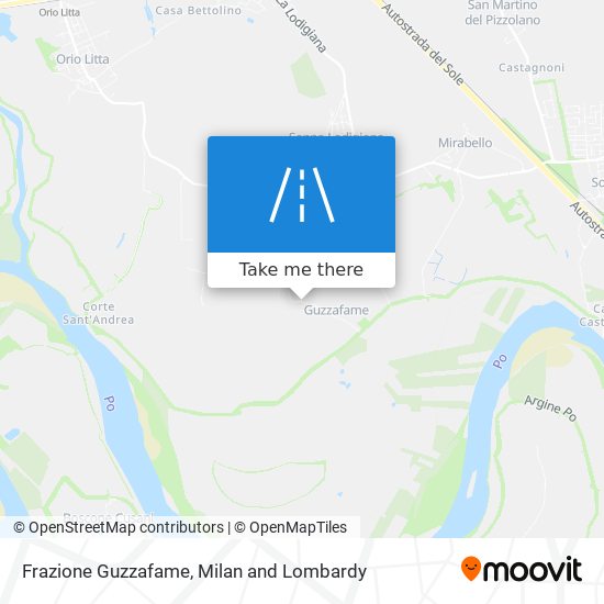Frazione Guzzafame map