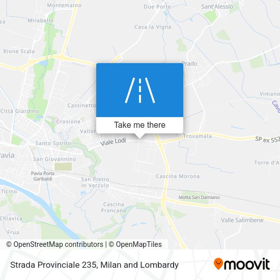 Strada Provinciale 235 map