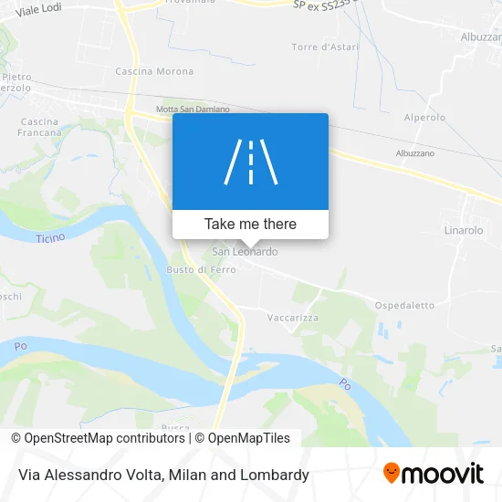 Via Alessandro Volta map