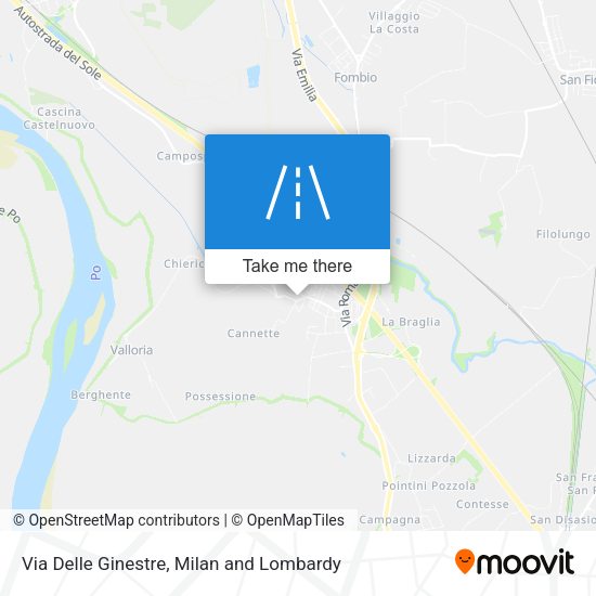 Via Delle Ginestre map