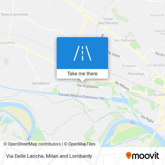 Via Delle Lanche map