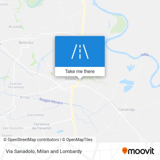 Via Sanadolo map