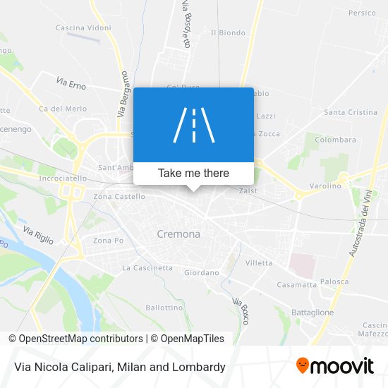 Via Nicola Calipari map
