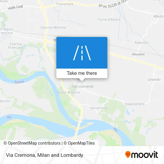 Via Cremona map