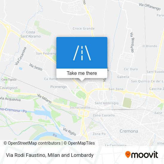 Via Rodi Faustino map
