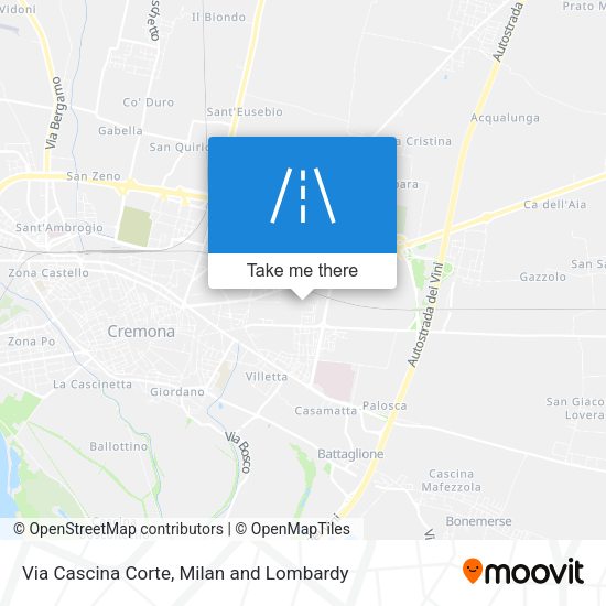 Via Cascina Corte map