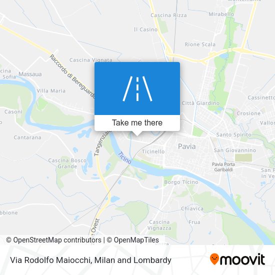 Via Rodolfo Maiocchi map