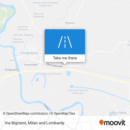 Via Bignami map