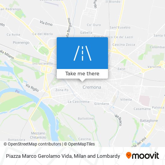 Piazza Marco Gerolamo Vida map