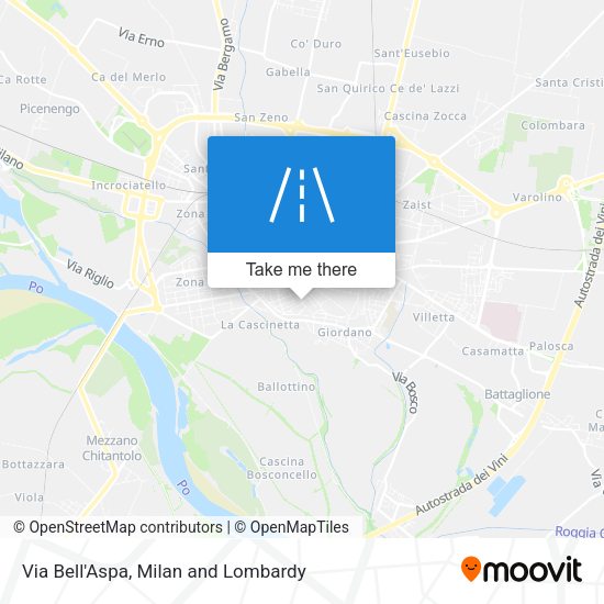 Via Bell'Aspa map