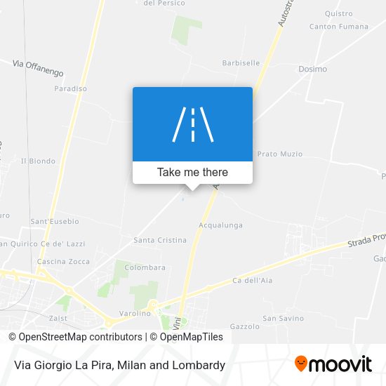 Via Giorgio La Pira map