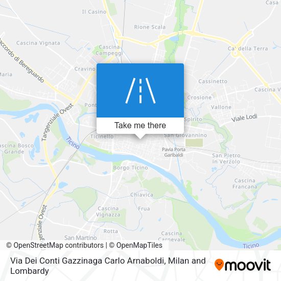 Via Dei Conti Gazzinaga Carlo Arnaboldi map