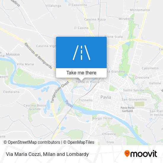 Via Maria Cozzi map