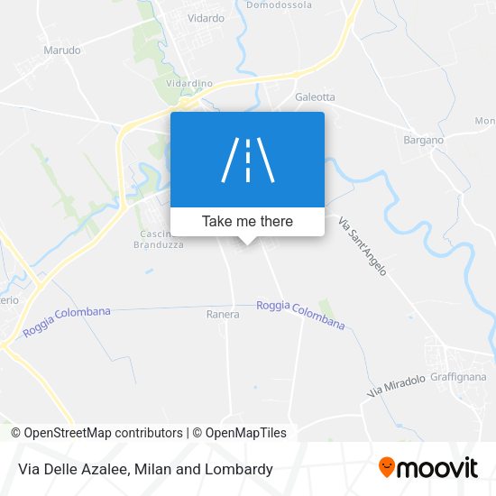 Via Delle Azalee map