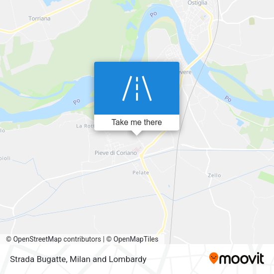 Strada Bugatte map