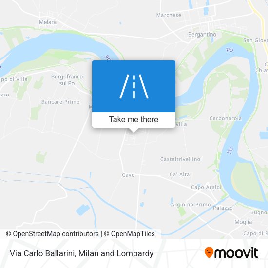 Via Carlo Ballarini map