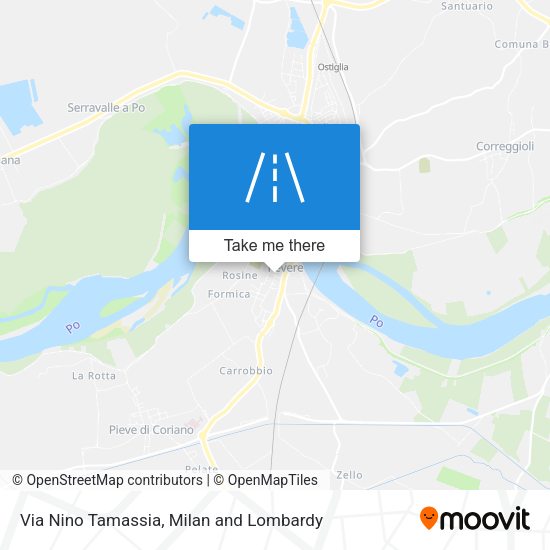 Via Nino Tamassia map