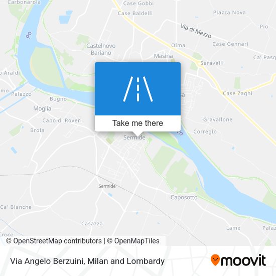 Via Angelo Berzuini map
