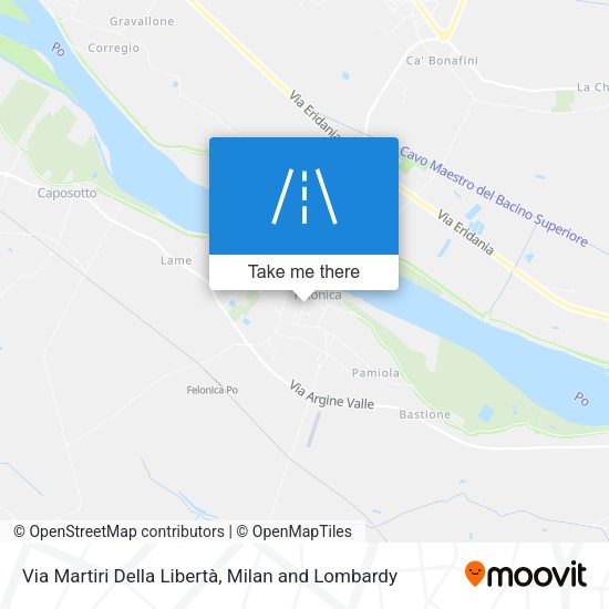 Via Martiri Della Libertà map