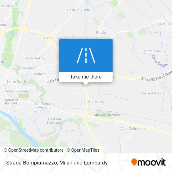 Strada Bompiumazzo map