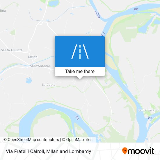 Via Fratelli Cairoli map