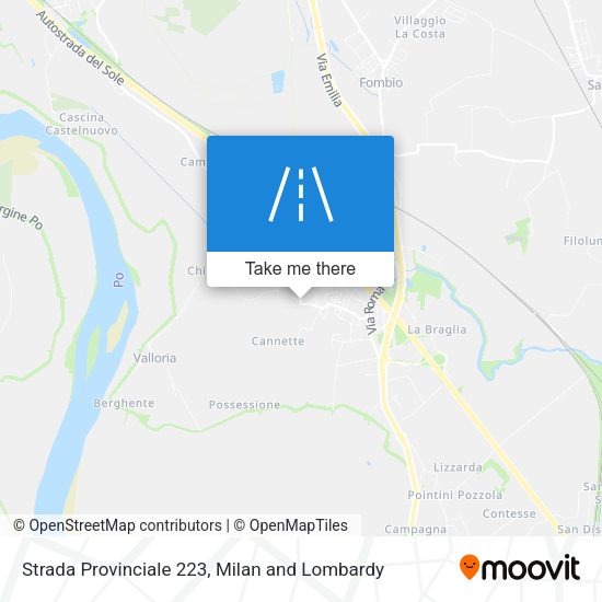Strada Provinciale 223 map