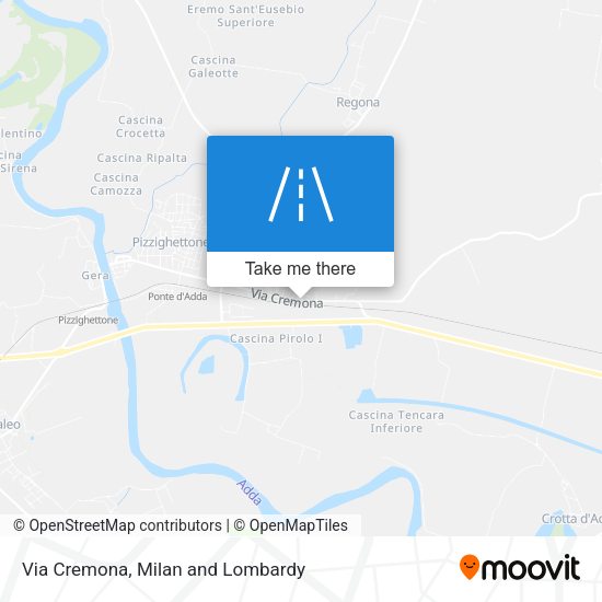 Via Cremona map