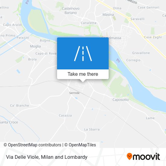 Via Delle Viole map