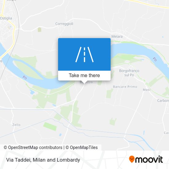 Via Taddei map