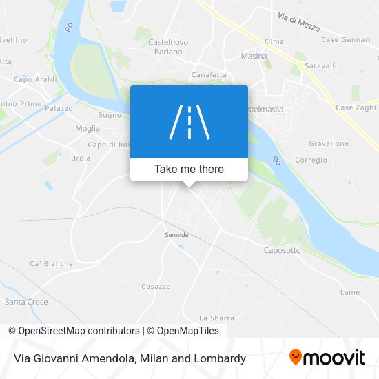 Via Giovanni Amendola map