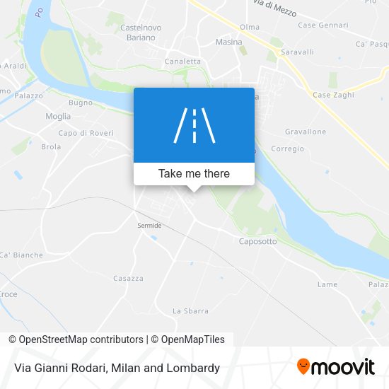 Via Gianni Rodari map