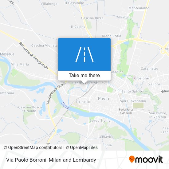 Via Paolo Borroni map