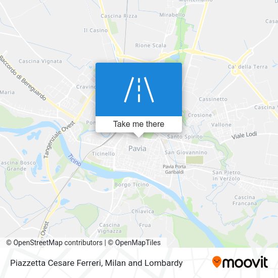 Piazzetta Cesare Ferreri map