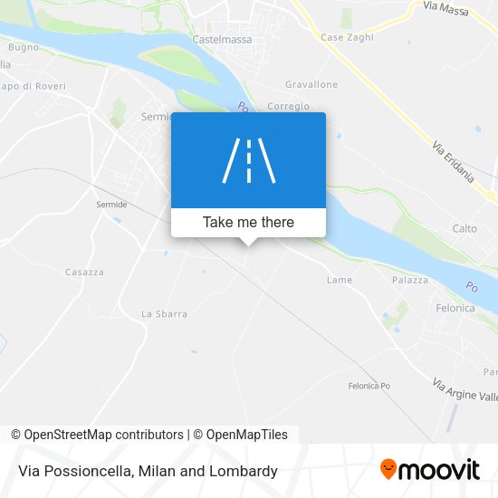 Via Possioncella map