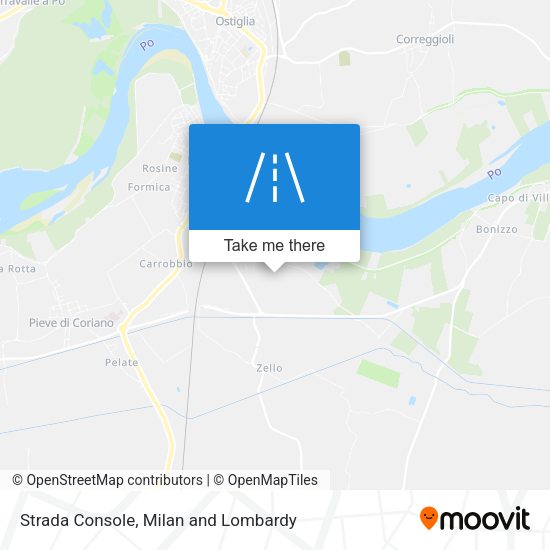 Strada Console map
