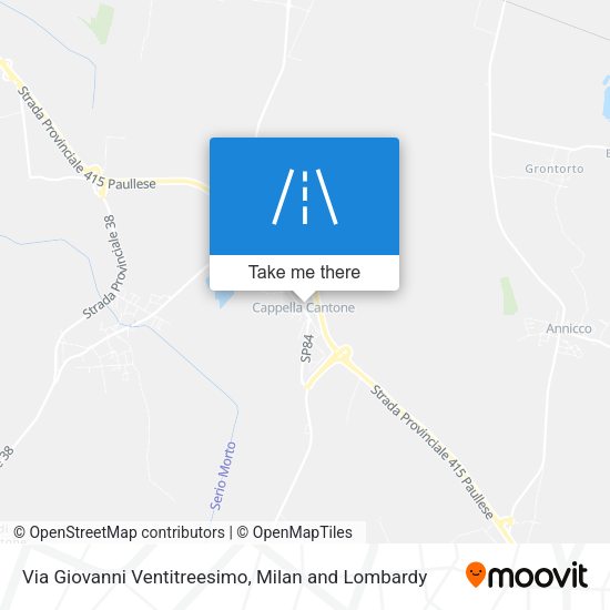 Via Giovanni Ventitreesimo map