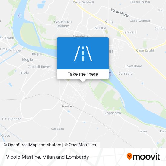 Vicolo Mastine map