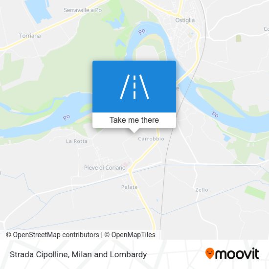 Strada Cipolline map