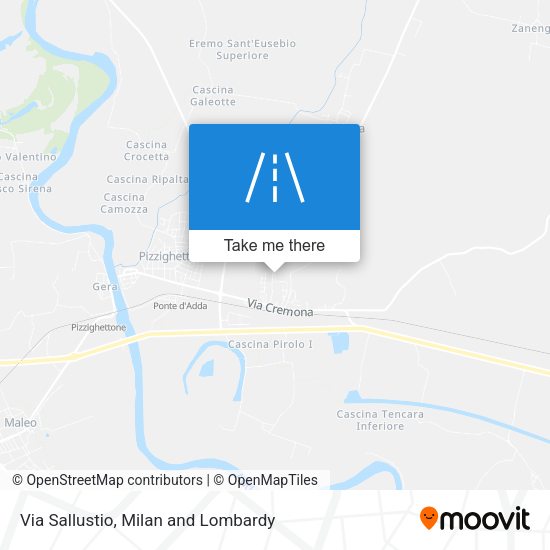 Via Sallustio map