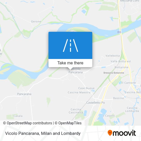 Vicolo Pancarana map