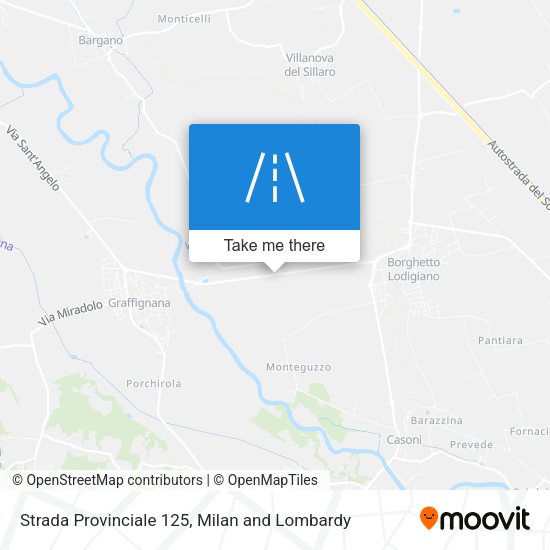 Strada Provinciale 125 map