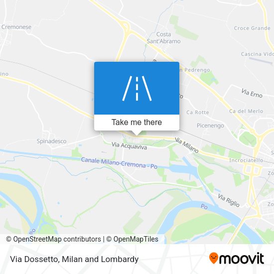 Via Dossetto map