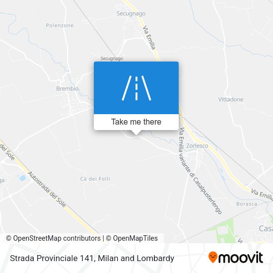 Strada Provinciale 141 map