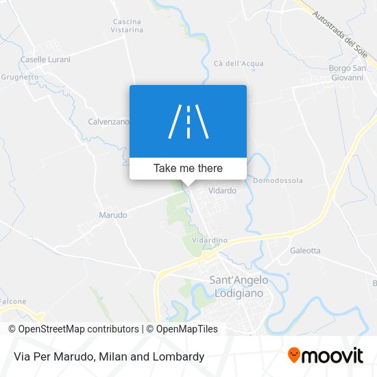 Via Per Marudo map