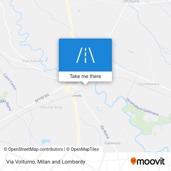 Via Volturno map