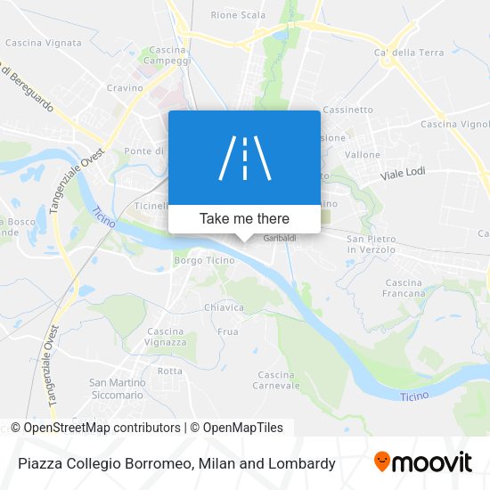 Piazza Collegio Borromeo map