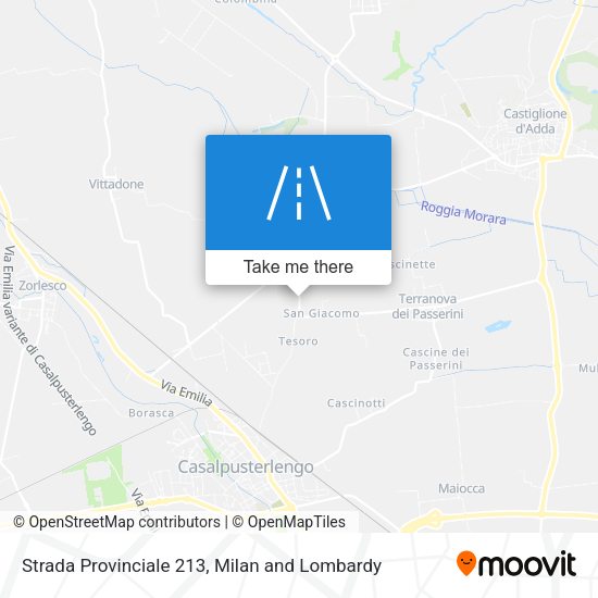 Strada Provinciale 213 map
