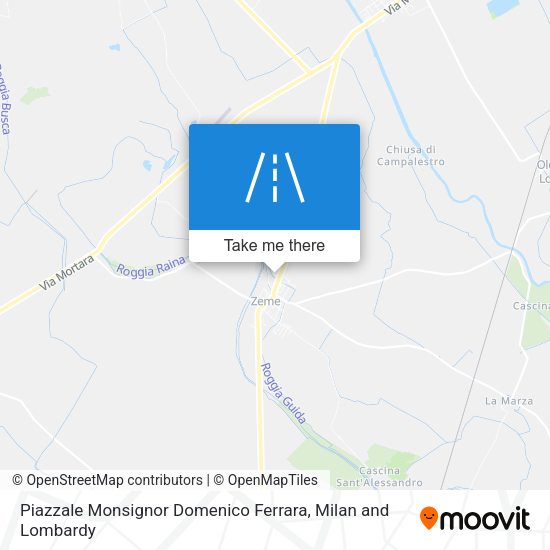 Piazzale Monsignor Domenico Ferrara map