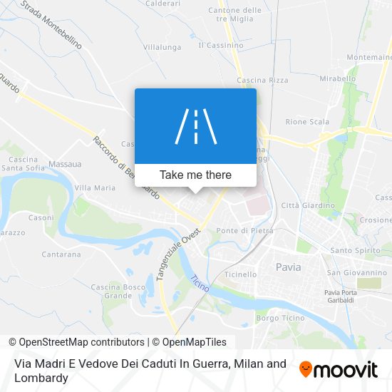 Via Madri E Vedove Dei Caduti In Guerra map