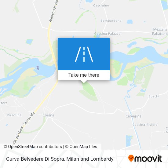 Curva Belvedere Di Sopra map